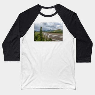 Low Alaska Riverbed Baseball T-Shirt